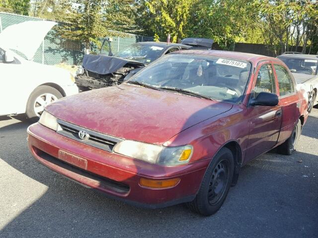 1NXAE04B1RZ189583 - 1994 TOYOTA COROLLA RED photo 2