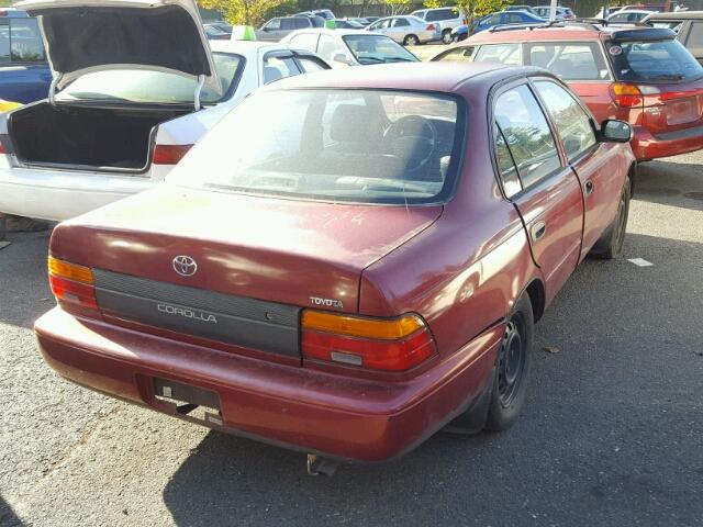 1NXAE04B1RZ189583 - 1994 TOYOTA COROLLA RED photo 4