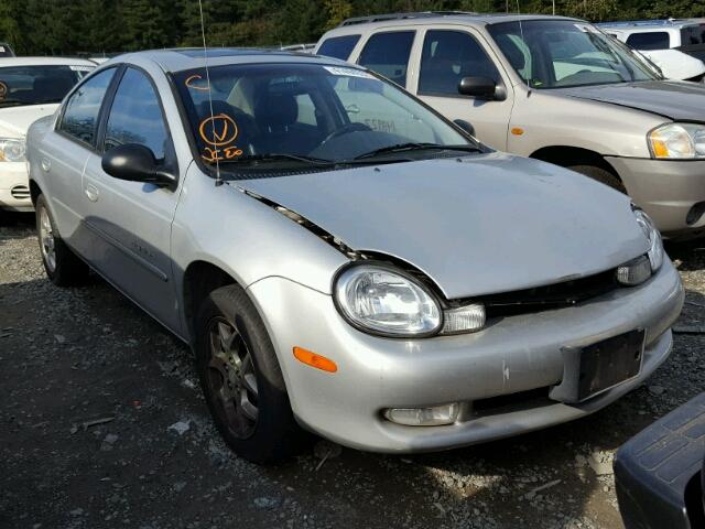 1B3ES46C21D151717 - 2001 DODGE NEON SE SILVER photo 1