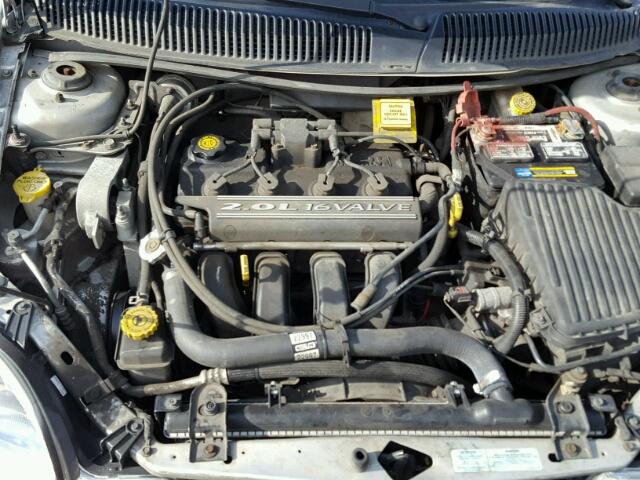 1B3ES46C21D151717 - 2001 DODGE NEON SE SILVER photo 7