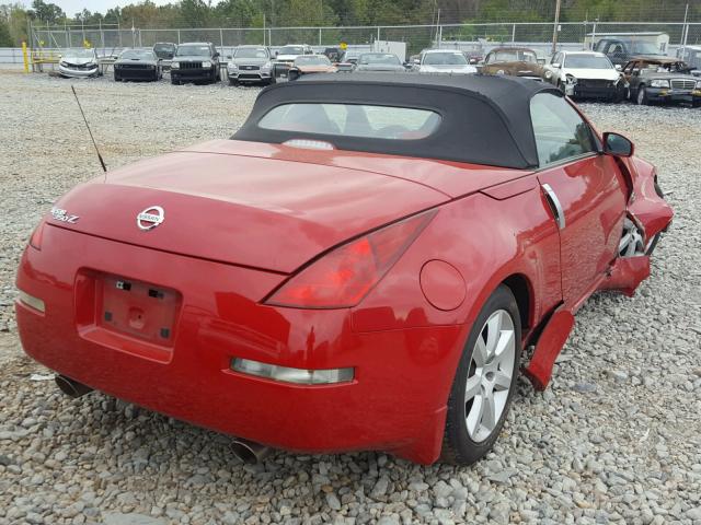 JN1AZ36A85M756917 - 2005 NISSAN 350Z ROADS RED photo 4