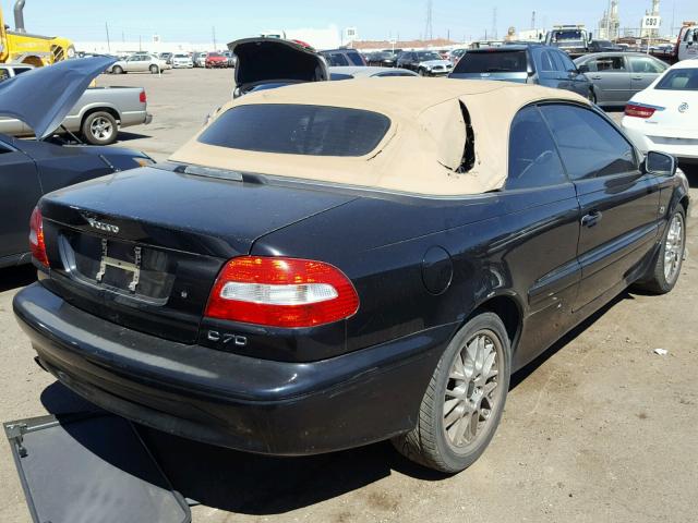 YV1NC62D44J046733 - 2004 VOLVO C70 HPT BLACK photo 4