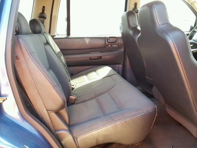 1B4HS38N22F207663 - 2002 DODGE DURANGO SP BLUE photo 6