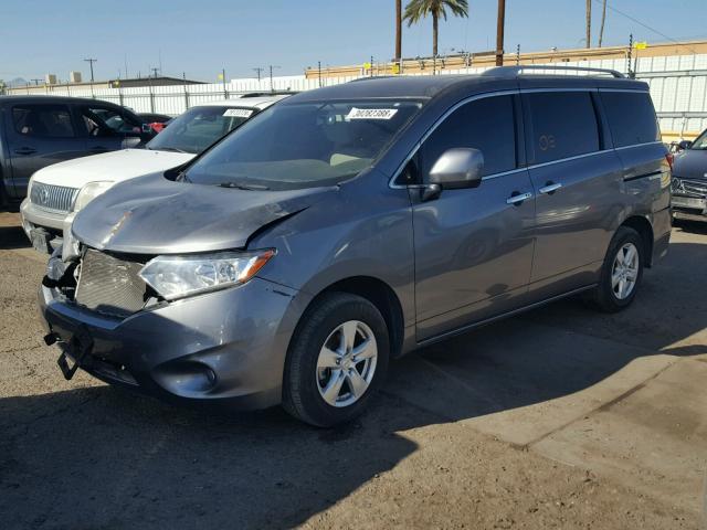 JN8AE2KP1G9150639 - 2016 NISSAN QUEST S CHARCOAL photo 2