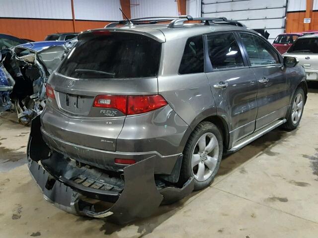 5J8TB18298A802346 - 2008 ACURA RDX GRAY photo 4