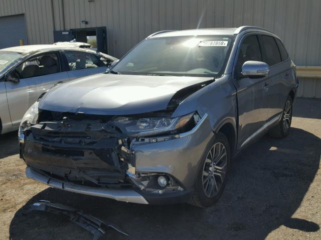 JA4JZ4AX1GZ015653 - 2016 MITSUBISHI OUTLANDER SILVER photo 2