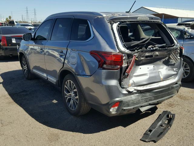 JA4JZ4AX1GZ015653 - 2016 MITSUBISHI OUTLANDER SILVER photo 3