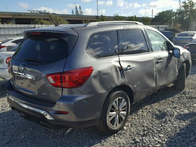 5N1DR2MN0JC628788 - 2018 NISSAN PATHFINDER GRAY photo 4