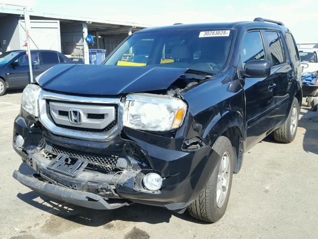 5FNYF3H48BB026618 - 2011 HONDA PILOT EX BLACK photo 2