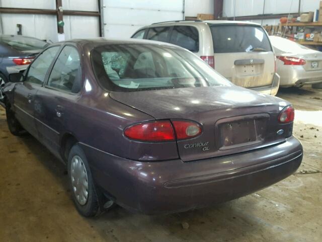 1FALP6537TK161605 - 1996 FORD CONTOUR GL 紫色 照片 3