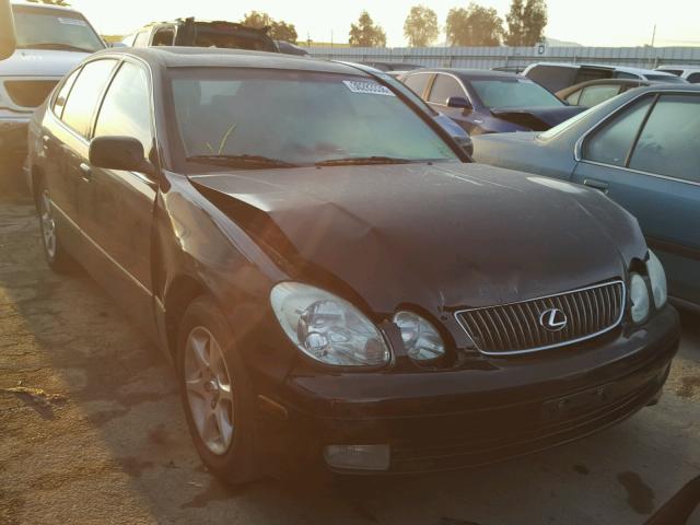 JT8BD69S630190040 - 2003 LEXUS GS 300 BLACK photo 1