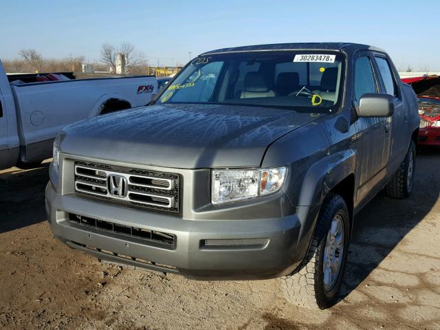 2HJYK16577H509333 - 2007 HONDA RIDGELINE SILVER photo 2