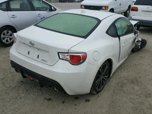 JF1ZNAA11G8707244 - 2016 TOYOTA SCION FR-S თეთრი ფოტო 4