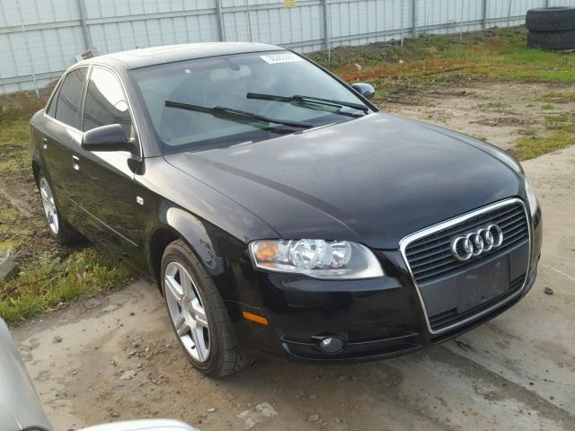 WAUAF78E86A203777 - 2006 AUDI A4 2 BLACK photo 1