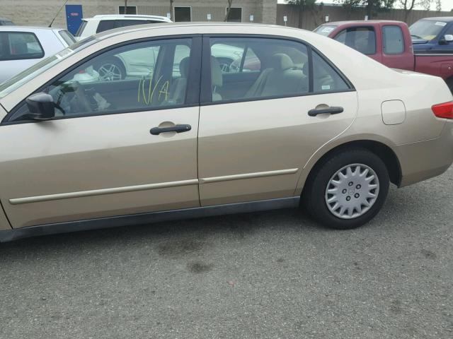 1HGCM56145A044391 - 2005 HONDA ACCORD DX GOLD photo 9