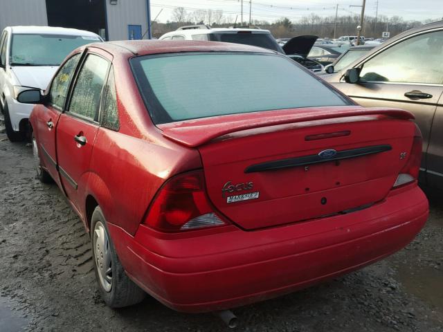 1FAFP33Z43W294169 - 2003 FORD FOCUS LX RED photo 3