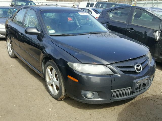 1YVHP81CX75M20376 - 2007 MAZDA 6 I BLACK photo 1