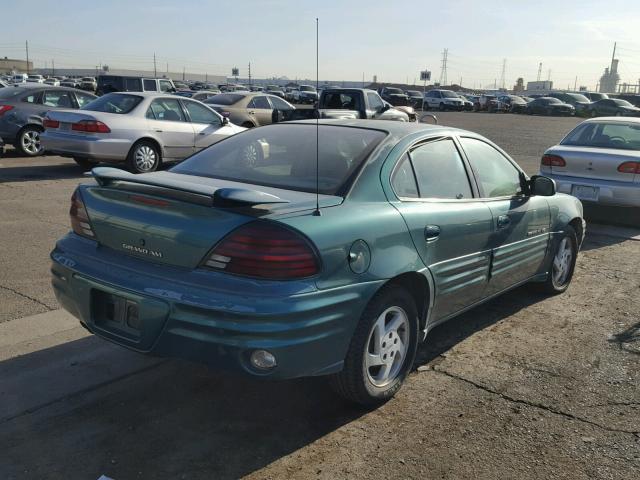 1G2NE52TXXM700501 - 1999 PONTIAC GRAND AM S GREEN photo 4