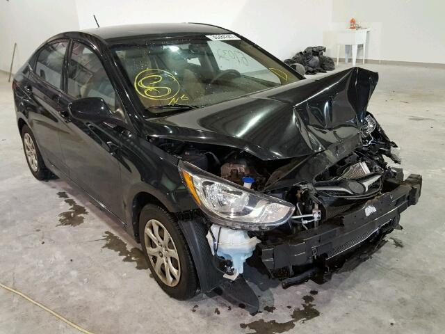 KMHCT4AE9CU243434 - 2012 HYUNDAI ACCENT GLS BLACK photo 1