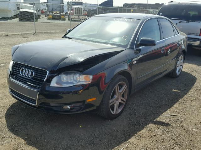 WAUAF78E97A103124 - 2007 AUDI A4 2 BLACK photo 2