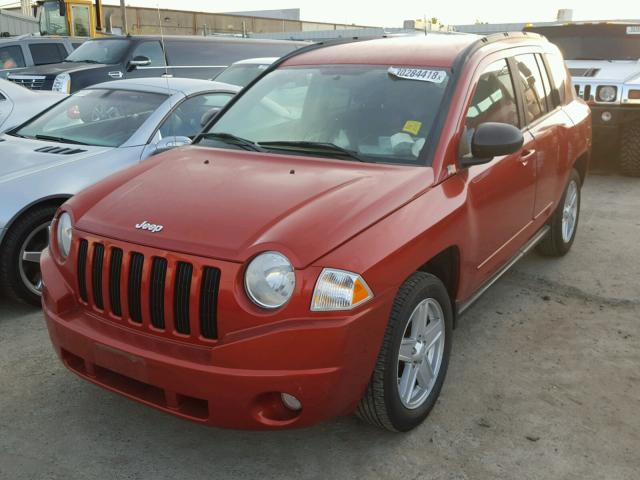 1J4NT4FB9AD585257 - 2010 JEEP COMPASS SP ORANGE photo 2