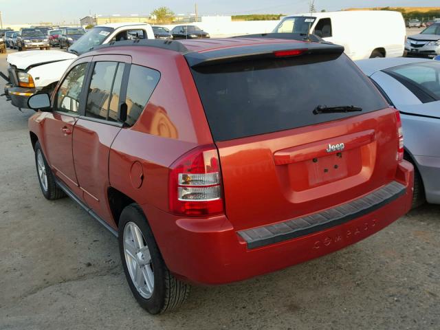 1J4NT4FB9AD585257 - 2010 JEEP COMPASS SP ORANGE photo 3