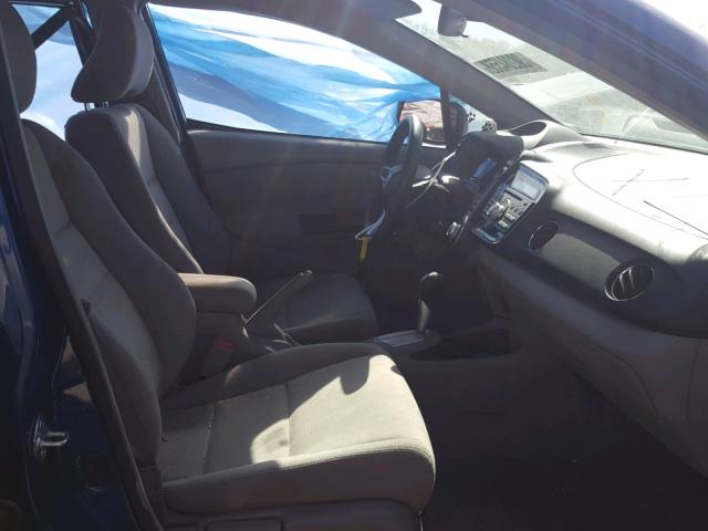 JHMZE2H53DS006372 - 2013 HONDA INSIGHT LX BLUE photo 5