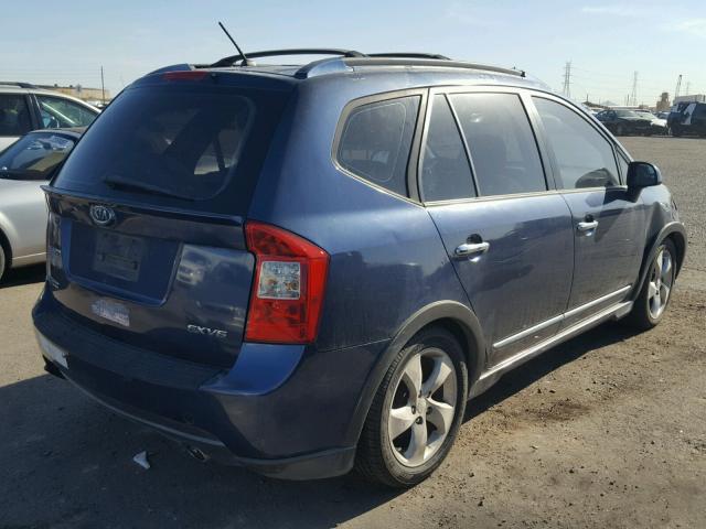 KNAFG526977067361 - 2007 KIA RONDO LX BLUE photo 4