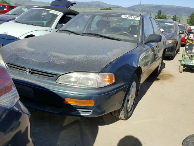 JT2BG12K1T0350758 - 1996 TOYOTA CAMRY DX BLUE photo 2