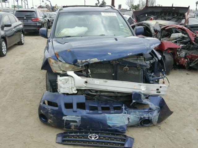 JTEHF21A820074835 - 2002 TOYOTA HIGHLANDER BLUE photo 9