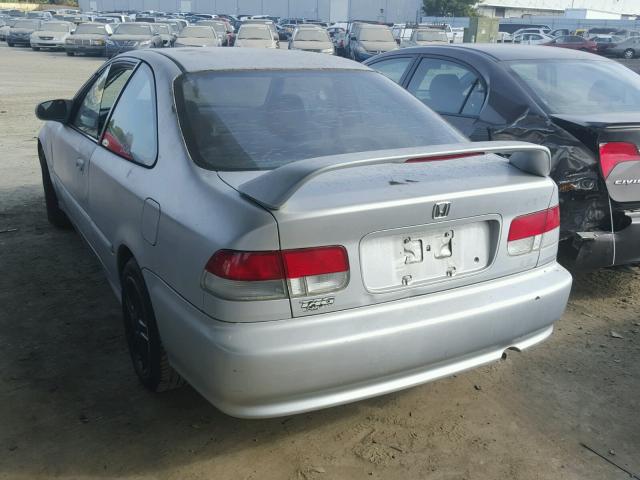 1HGEJ8141XL055957 - 1999 HONDA CIVIC EX GRAY photo 3