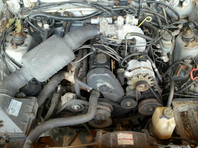 1FABP44A8HF223643 - 1987 FORD MUSTANG LX WHITE photo 7