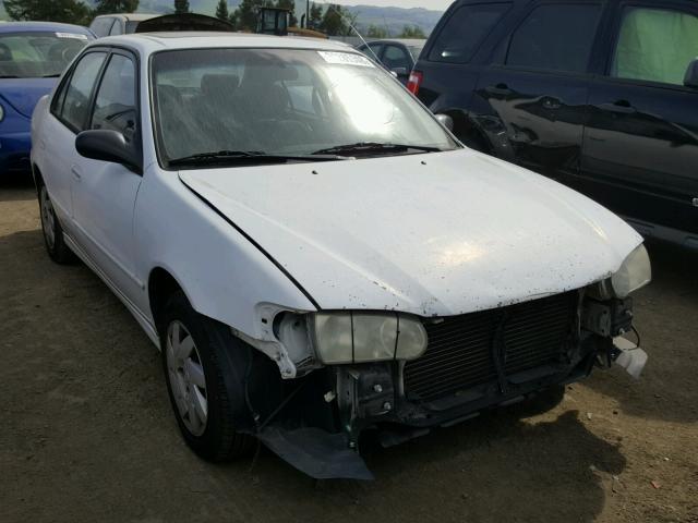 1NXBR12E11Z494419 - 2001 TOYOTA COROLLA CE WHITE photo 1