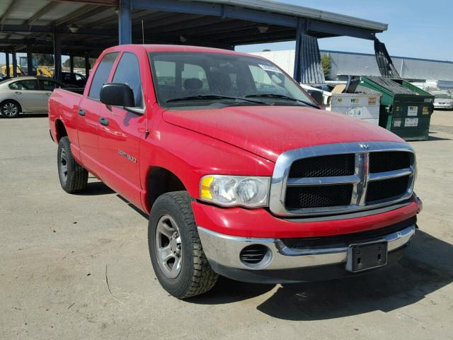 1D7HU18N94S790041 - 2004 DODGE RAM 1500 S RED photo 1