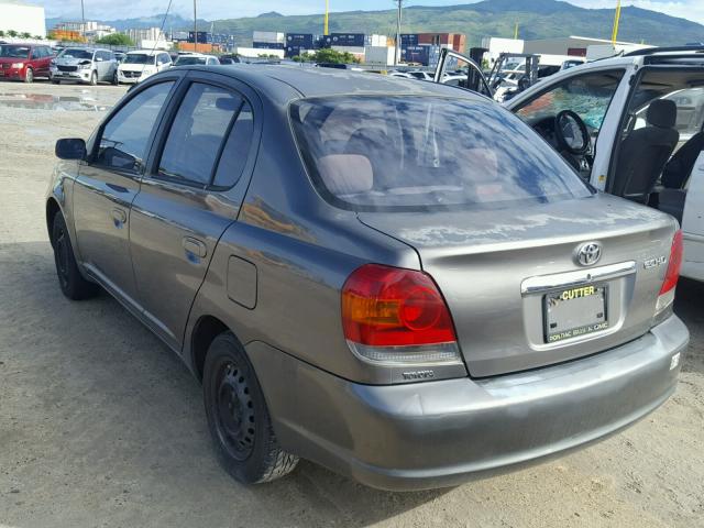 JTDBT123750366851 - 2005 TOYOTA ECHO GRAY photo 3