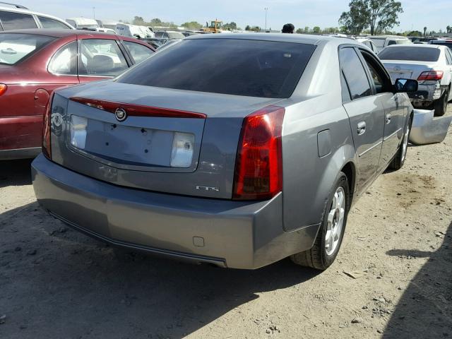 1G6DM577940117137 - 2004 CADILLAC CTS GRAY photo 4