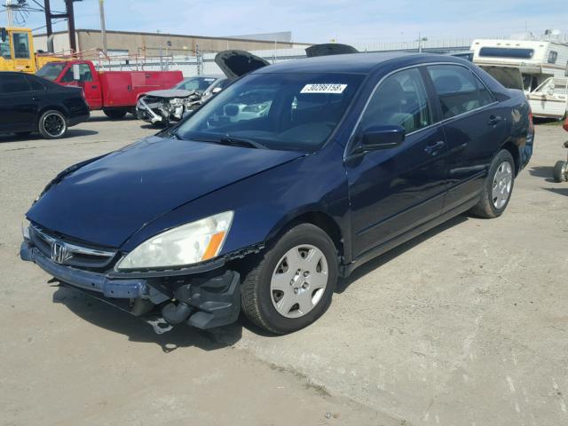 1HGCM56317A146221 - 2007 HONDA ACCORD SE BLUE photo 2