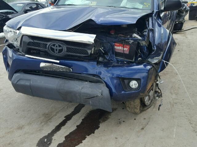 3TMMU4FN8EM071418 - 2014 TOYOTA TACOMA DOU BLUE photo 9