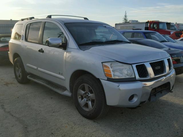 5N1AA08B55N707611 - 2005 NISSAN ARMADA SE SILVER photo 2