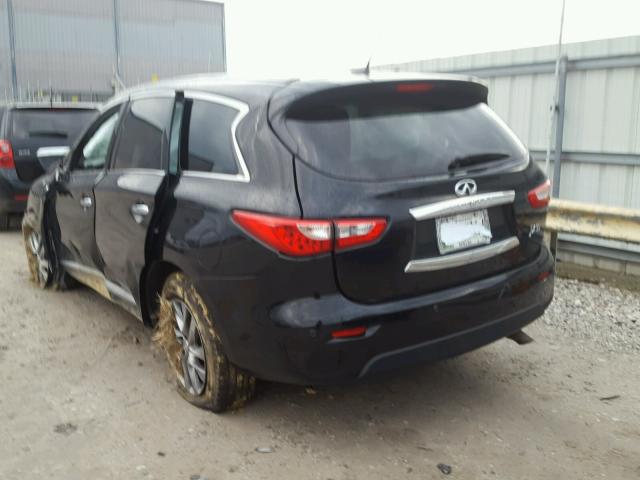 5N1AL0MM3DC310829 - 2013 INFINITI JX35 BASE BLACK photo 3