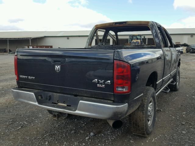 1D7KS28C26J234775 - 2006 DODGE RAM 2500 S BLACK photo 4
