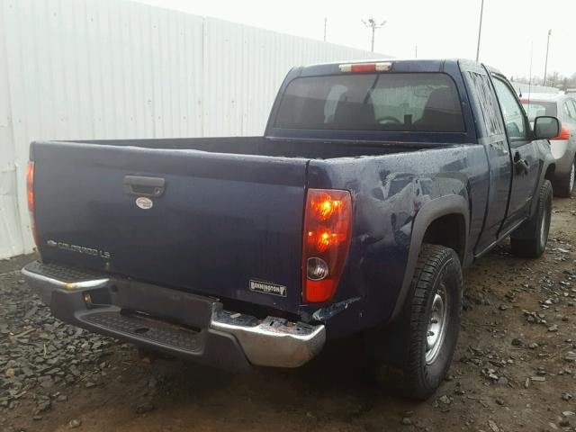 1GCDT196848101719 - 2004 CHEVROLET COLORADO BLUE photo 4