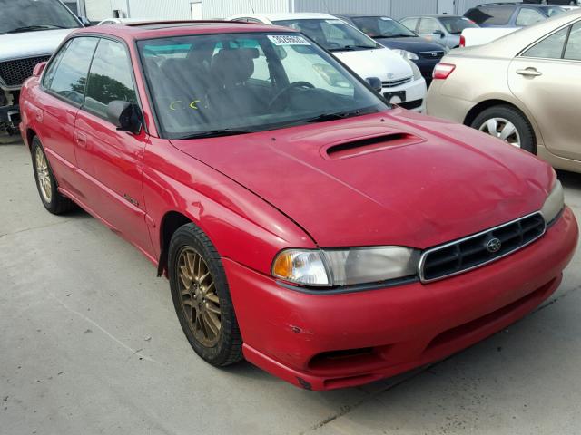 4S3BD6756X7263824 - 1999 SUBARU LEGACY GT RED photo 1