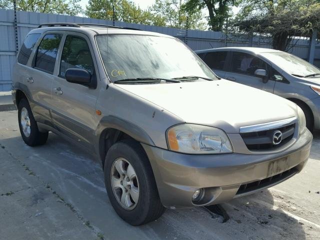 4F2YU08122KM32388 - 2002 MAZDA TRIBUTE LX BEIGE photo 1