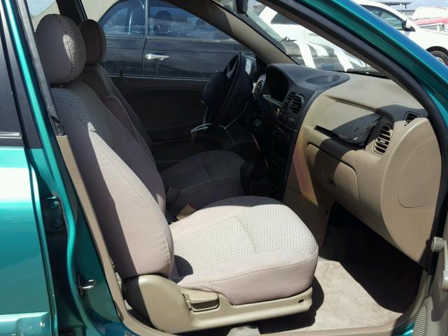 KNADC123526176609 - 2002 KIA RIO TEAL photo 5