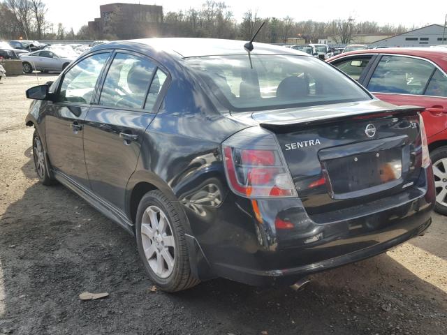 3N1AB6AP2AL645267 - 2010 NISSAN SENTRA 2.0 BLACK photo 3