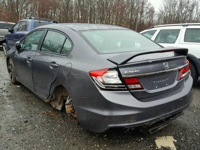 2HGFB6E53EH700210 - 2014 HONDA CIVIC SI GRAY photo 3