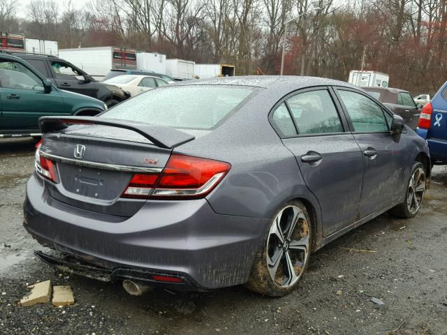 2HGFB6E53EH700210 - 2014 HONDA CIVIC SI GRAY photo 4