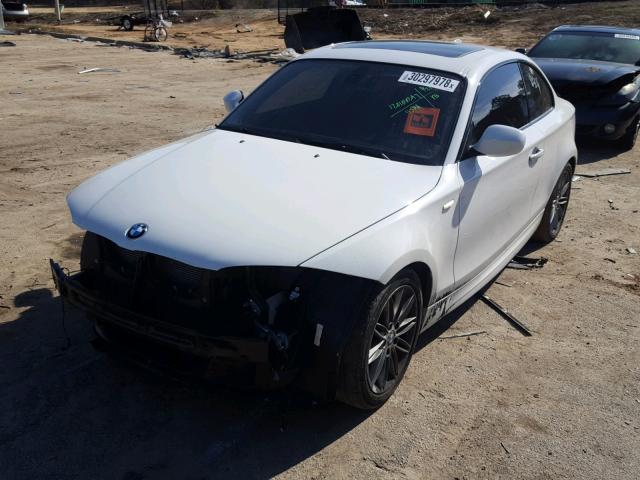 WBAUP7C59BVP21241 - 2011 BMW 128 I WHITE photo 2