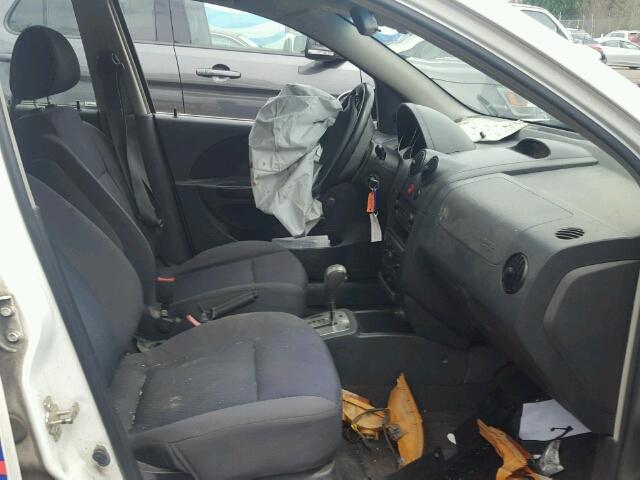 KL1TD66638B114789 - 2008 CHEVROLET AVEO BASE Biały zdjęcie 5